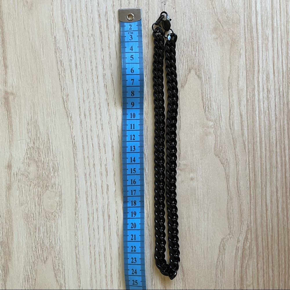 Black Cuban link chain